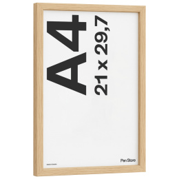 Ramme i eg 21x29,7 cm A4 i gruppen Hobby & Kreativitet / Organisere / Rammer / Egetræsrammer hos Pen Store (135058)