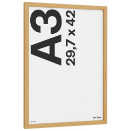 Ramme i eg 29,7x42 cm A3 i gruppen Hobby & Kreativitet / Organisere / Rammer / Egetræsrammer hos Pen Store (135061)