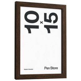 Træramme valnødfarve 10x15 cm i gruppen Hobby & Kreativitet / Organisere / Rammer / Rammer i valnødfarve hos Pen Store (135065)