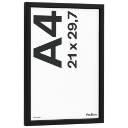Træramme sort 21x29,7 cm A4 i gruppen Hobby & Kreativitet / Organisere / Rammer / Sorte rammer hos Pen Store (135082)