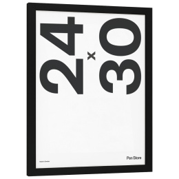 Træramme sort 24x30 cm i gruppen Hobby & Kreativitet / Organisere / Rammer / Sorte rammer hos Pen Store (135083)