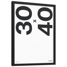 Træramme sort 30x40 cm i gruppen Hobby & Kreativitet / Organisere / Rammer / Sorte rammer hos Pen Store (135084)
