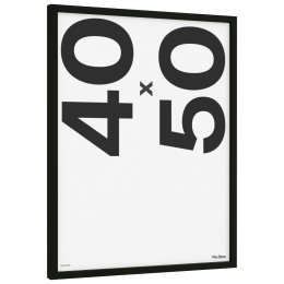 Træramme sort 40x50 cm i gruppen Hobby & Kreativitet / Organisere / Rammer / Sorte rammer hos Pen Store (135086)