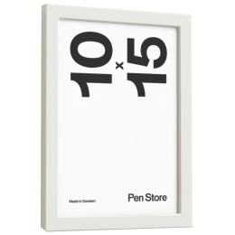 Træramme hvid 10x15 cm i gruppen Hobby & Kreativitet / Organisere / Rammer / Hvide rammer hos Pen Store (135089)