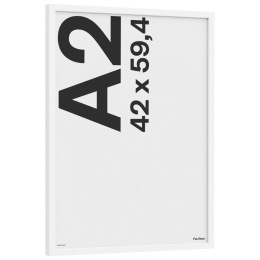 Træramme hvid 42x59,4 cm A2 i gruppen Hobby & Kreativitet / Organisere / Rammer / Hvide rammer hos Pen Store (135099)