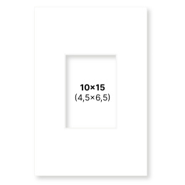 Passepartout Hvid 10x15 cm i gruppen Hobby & Kreativitet / Organisere / Rammer / Passepartout hos Pen Store (135101)