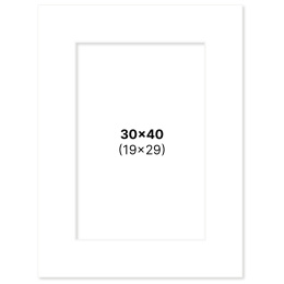 Passepartout Hvid 30x40 cm i gruppen Hobby & Kreativitet / Organisere / Rammer / Passepartout hos Pen Store (135108)