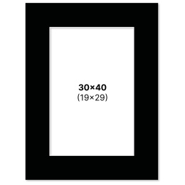 Passepartout Sort 30x40 cm i gruppen Hobby & Kreativitet / Organisere / Rammer / Passepartout hos Pen Store (135120)