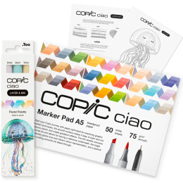 Ciao Layer & Mix 2D Starter Set Pastel i gruppen Penne / Kunstnerpenne / Illustrationmarkers hos Pen Store (135132)