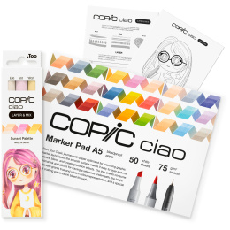 Ciao Layer & Mix Manga Starter Set Sunset i gruppen Penne / Kunstnerpenne / Illustrationmarkers hos Pen Store (135139)