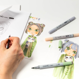 Ciao Layer & Mix Manga Starter Set Natural i gruppen Penne / Kunstnerpenne / Illustrationmarkers hos Pen Store (135140)