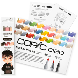 Ciao Layer & Mix Manga Starter Set Warm i gruppen Penne / Kunstnerpenne / Illustrationmarkers hos Pen Store (135142)