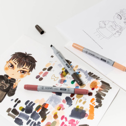 Ciao Layer & Mix Manga Starter Set Warm i gruppen Penne / Kunstnerpenne / Illustrationmarkers hos Pen Store (135142)