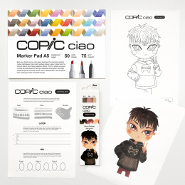 Ciao Layer & Mix Manga Starter Set Warm i gruppen Penne / Kunstnerpenne / Illustrationmarkers hos Pen Store (135142)