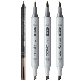 Ciao Shade Set Dark Warm Gray 4-pak i gruppen Penne / Kunstnerpenne / Illustrationmarkers hos Pen Store (135144)