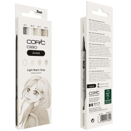 Ciao Shade Set Light Warm Gray 4-pak i gruppen Penne / Kunstnerpenne / Illustrationmarkers hos Pen Store (135145)