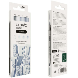 Ciao Shade Set Light Cool Gray 4-pak i gruppen Penne / Kunstnerpenne / Illustrationmarkers hos Pen Store (135147)