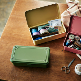 T190 Trunk Shape Toolbox Light Green i gruppen Hobby & Kreativitet / Organisere / Oppbevaringsbokser hos Pen Store (135329)