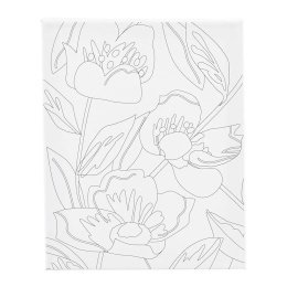Lærred med tryk 24x30cm 360g Valmue i gruppen Kunstnerartikler / Studie / Malerlærreder / Malerlærred akrylfarve hos Pen Store (135413)