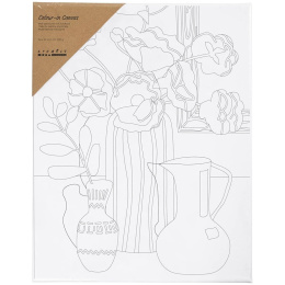 Lærred med tryk 24x30cm 360g Stilleben med blomster i gruppen Kunstnerartikler / Studie / Malerlærreder / Malerlærred akrylfarve hos Pen Store (135414)