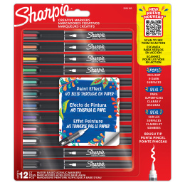 Creative Marker Brush Tip 12-pak i gruppen Penne / Kunstnerpenne / Akrylmarkers hos Pen Store (135429)