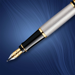 Expert Steel/Gold Fyldepen i gruppen Penne / Fine Writing / Fyldepenne hos Pen Store (135459_r)