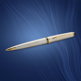 Expert Steel/Gold Kuglepen i gruppen Penne / Fine Writing / Kuglepenne hos Pen Store (135461)