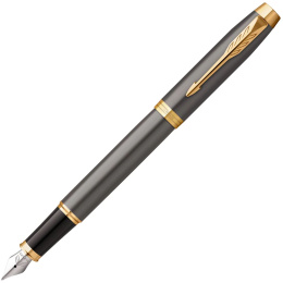 IM Grey/Gold Fyldepen i gruppen Penne / Fine Writing / Fyldepenne hos Pen Store (135471_r)
