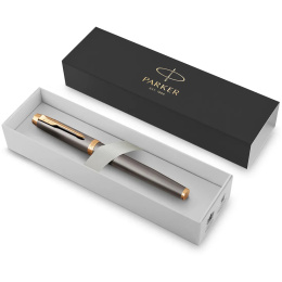 IM Grey/Gold Fyldepen i gruppen Penne / Fine Writing / Fyldepenne hos Pen Store (135471_r)