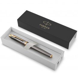 IM Grey/Gold Rollerball i gruppen Penne / Fine Writing / Rollerballpenne hos Pen Store (135473)