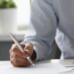 IM Rituals Gradient Grey/Chrome Kuglepen i gruppen Penne / Fine Writing / Kuglepenne hos Pen Store (135490)