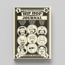 Hip Hop Journal: A Daily Planner i gruppen Papir & Blok / Kalendere / 12 mdr kalendere hos Pen Store (135493)