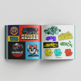 The Graffiti Sticker Book: 300+ stickers i gruppen Hobby & Kreativitet / Skabe / Stickers hos Pen Store (135495)