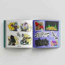 The Graffiti Sticker Book: 300+ stickers i gruppen Hobby & Kreativitet / Skabe / Stickers hos Pen Store (135495)