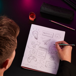Skolesæt Norix Blyanter + tilbehør Red i gruppen Kids / Børnepenne / Skrivestifter til børn hos Pen Store (135512)