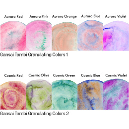 Gansai Tambi Akvarel sæt 5 stk Granulating Colors 2 i gruppen Kunstnerartikler / Kunstnerfarver / Akvarelmaling / Akvarelfarve i kop hos Pen Store (135537)
