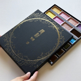 Gansai Tambi Akvarel sæt 24 stk Metallic 2 i gruppen Kunstnerartikler / Kunstnerfarver / Akvarelmaling / Akvarelfarve i kop hos Pen Store (135538)