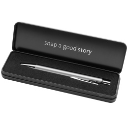 Snap Metallic Kuglepen Silver i gruppen Penne / Fine Writing / Kuglepenne hos Pen Store (135578)