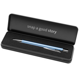 Snap Metallic Kuglepen Frosted Blue i gruppen Penne / Fine Writing / Kuglepenne hos Pen Store (135582)