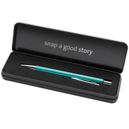 Snap Metallic Kuglepen Turquoise i gruppen Penne / Fine Writing / Kuglepenne hos Pen Store (135583)