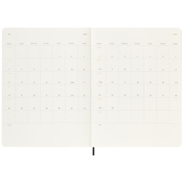 Kalender 18M WeekNote Soft Cover XL Black i gruppen Papir & Blok / Kalendere / 18 mdr kalendere hos Pen Store (135589)