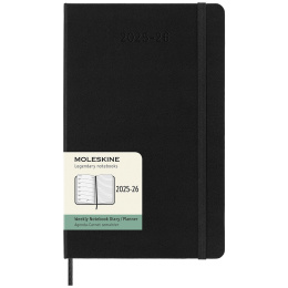Kalender 18M WeekNote Hard Cover Large Black i gruppen Papir & Blok / Kalendere / 18 mdr kalendere hos Pen Store (135591)