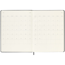 Kalender 18M WeekNote Hard Cover XL Black i gruppen Papir & Blok / Kalendere / 18 mdr kalendere hos Pen Store (135592)