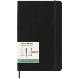 Kalender 18M Weekly Hard Cover Horisontell Large Black i gruppen Papir & Blok / Kalendere / 18 mdr kalendere hos Pen Store (135594)