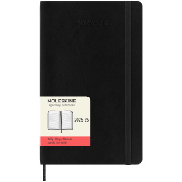 Kalender 18M Daily Soft Cover Large Black i gruppen Papir & Blok / Kalendere / 18 mdr kalendere hos Pen Store (135595)