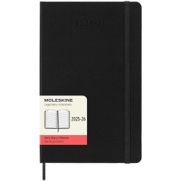 Kalender 18M Daily Hard Cover Large Black i gruppen Papir & Blok / Kalendere / 18 mdr kalendere hos Pen Store (135596)