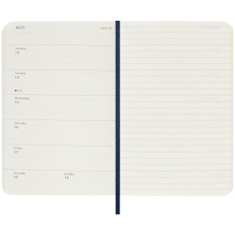 Kalender 18M WeekNote Soft Cover Pocket Sapphire Blue i gruppen Kundsegment / Kundsegment Office & Planning hos Pen Store (135598)
