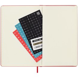 Kalender 18M WeekNote Hard Cover Large Red i gruppen Papir & Blok / Kalendere / 18 mdr kalendere hos Pen Store (135602)
