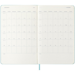 Kalender 18M WeekNote Hard Cover Large Aquamarine i gruppen Papir & Blok / Kalendere / 18 mdr kalendere hos Pen Store (135604)