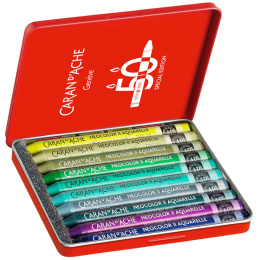 Neocolor II Aquarelle 50 Years Lush 10-sæt i gruppen Kunstnerartikler / Kunstnerfarver / Pastel / Vokspasteller hos Pen Store (135628)